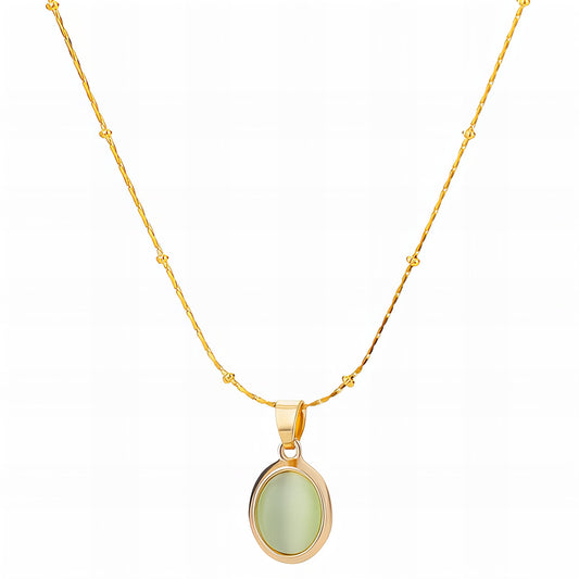 Green Stone Necklace