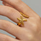 Starfish and Seashell Ring