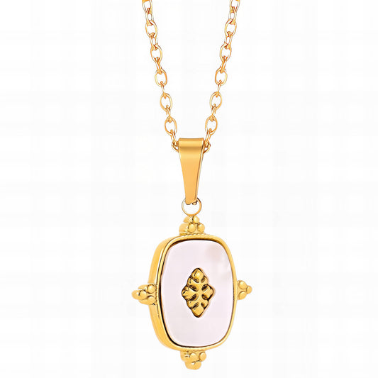 White Pendant Necklace