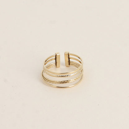 Grooved Ringed Ring