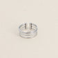 Grooved Ringed Ring