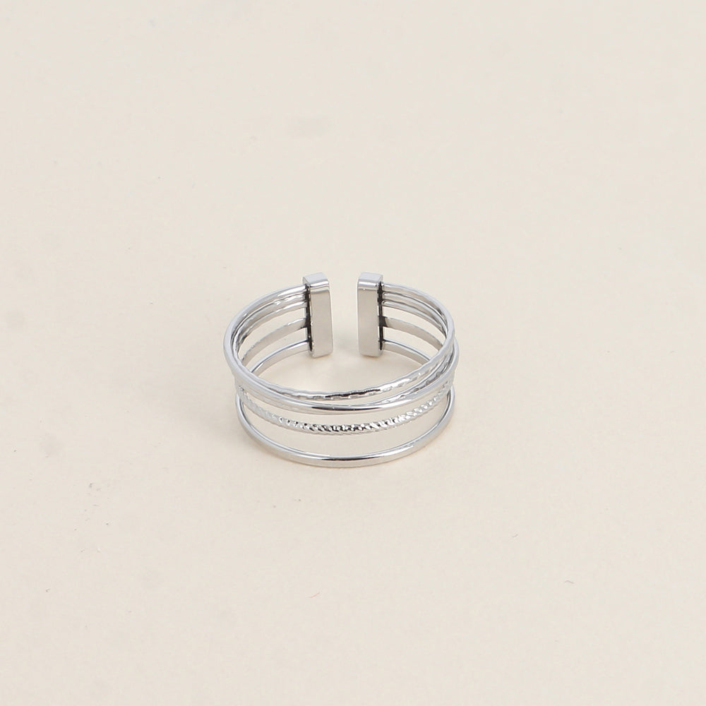 Grooved Ringed Ring