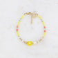Flower bead bracelet