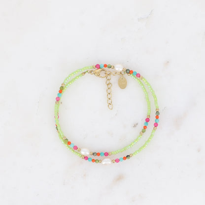 Double-wrap bracelet/choker