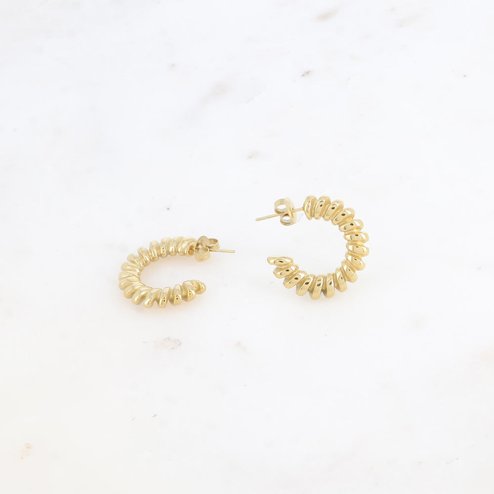 Twisted Hoop Earrings