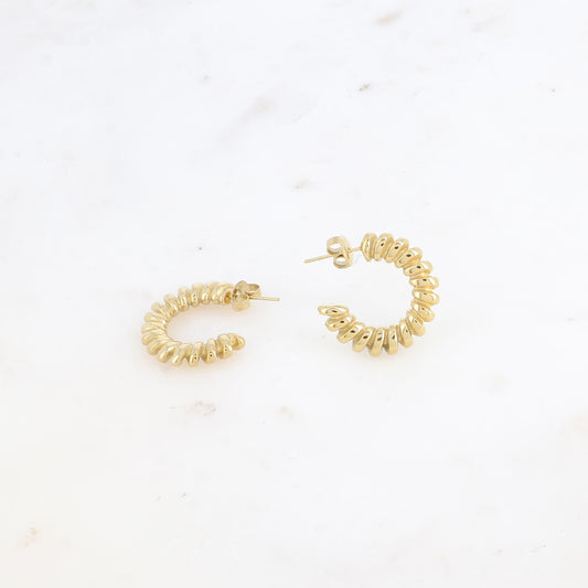 Twisted Hoop Earrings