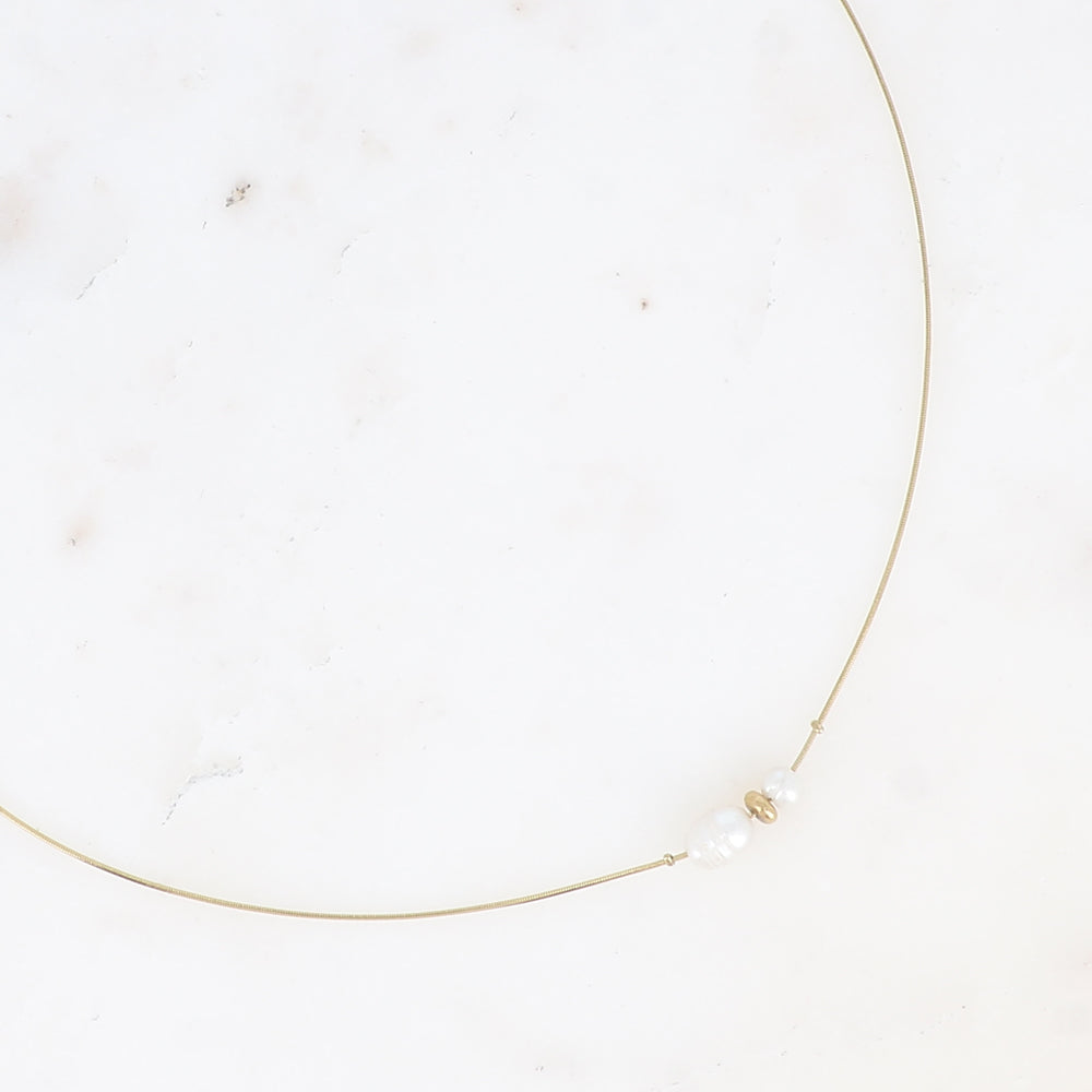 Snake Pearl Necklace