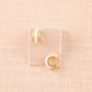 Resin Hoop Earrings