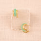 Resin Hoop Earrings