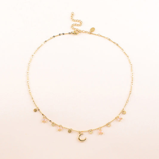 Crescent Pendant Necklace