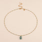 Stone and Enamel Necklace