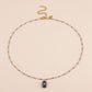 Stone and Enamel Necklace