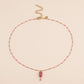 Enamel and Crystal necklace