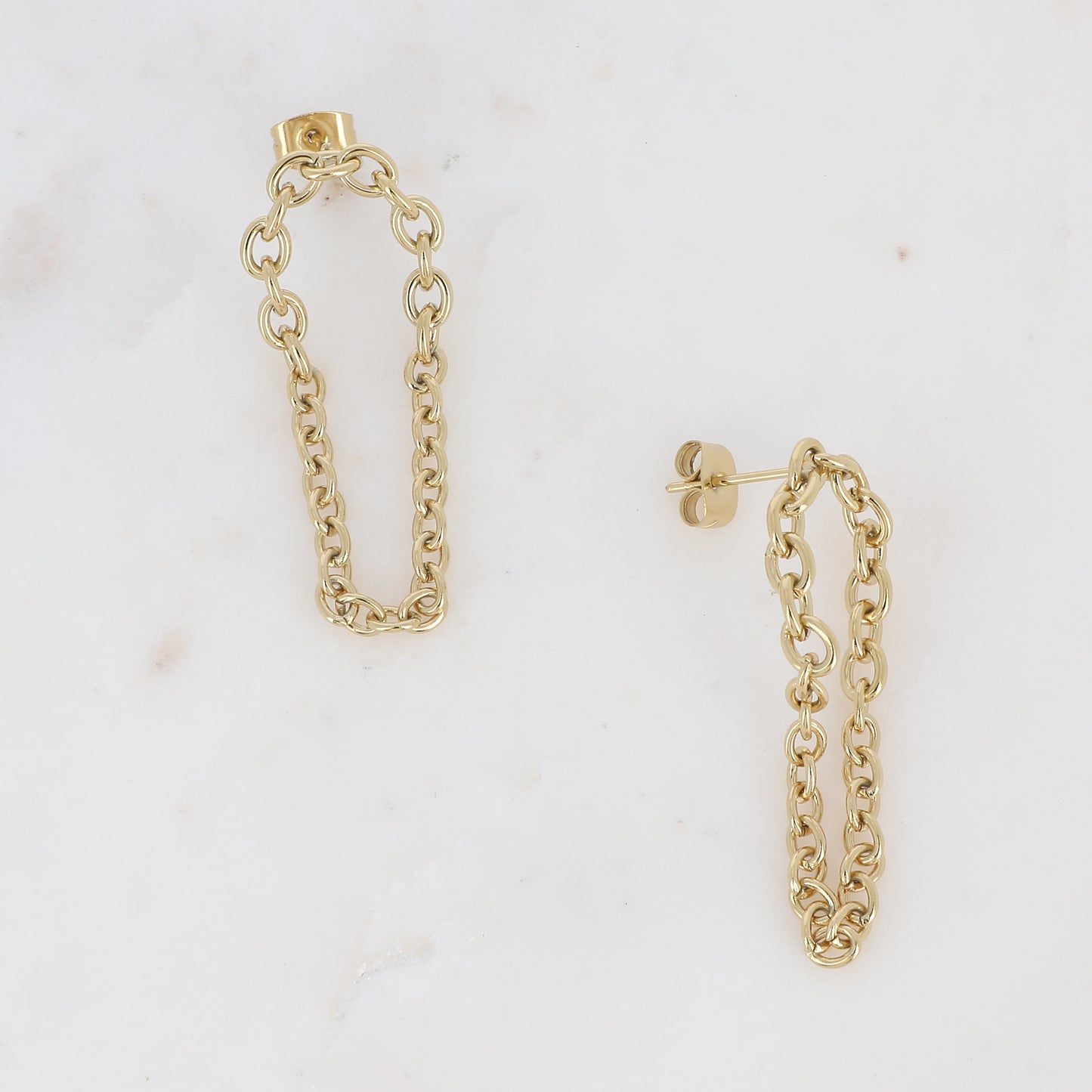 Chain earrings