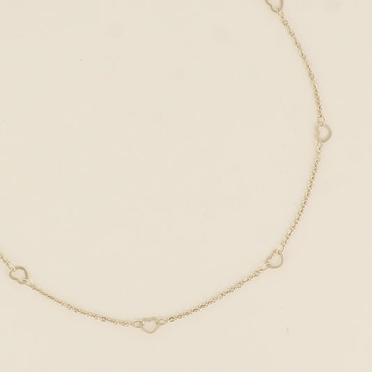 Openwork Hearts Necklace