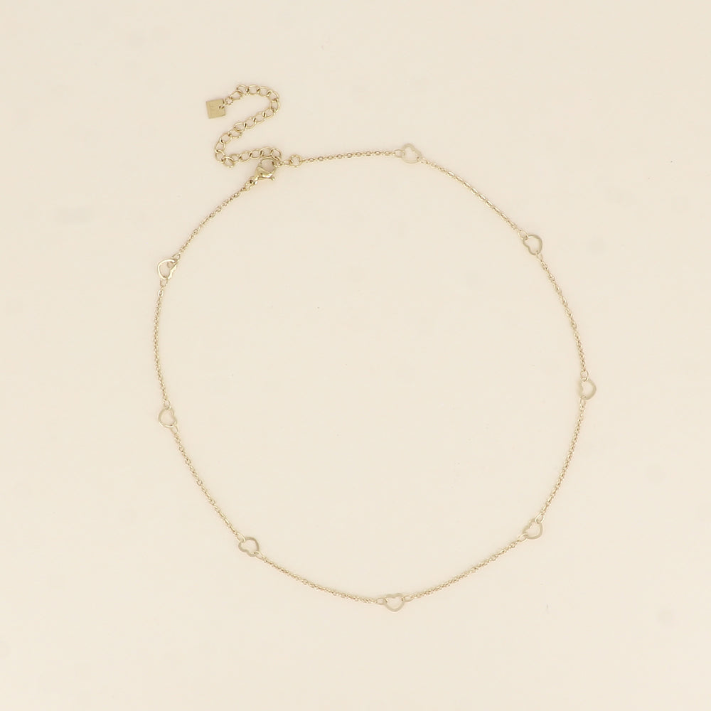 Openwork Hearts Necklace