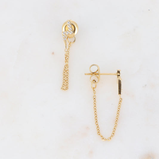 Flash Chain Earring