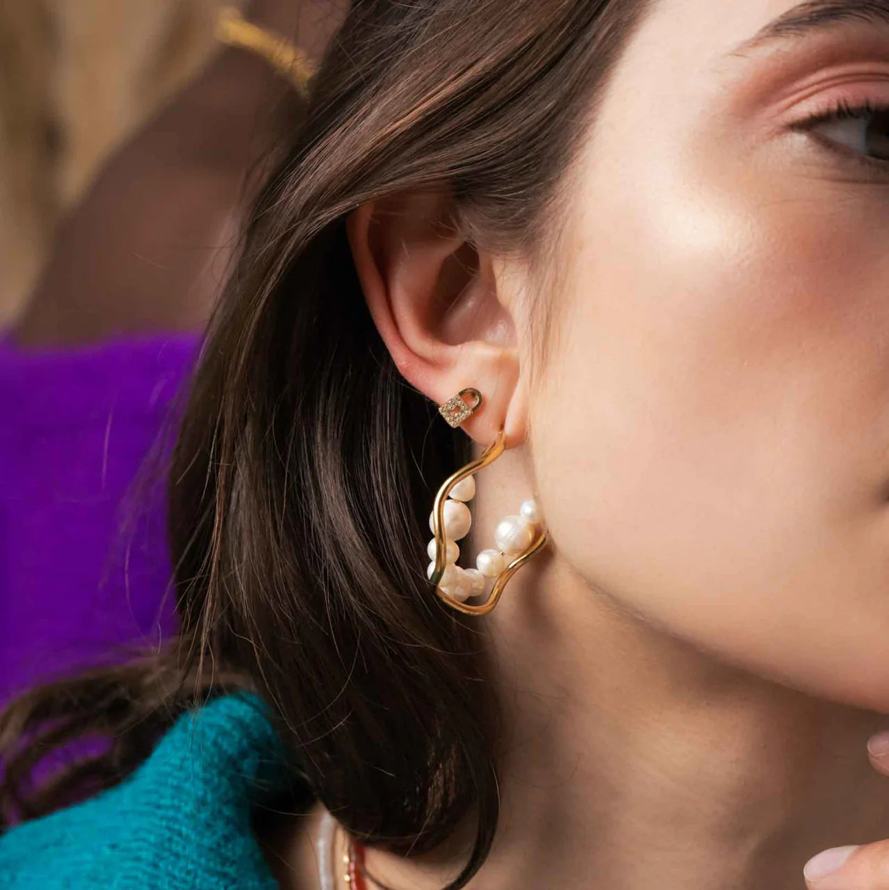 Stella stud earrings