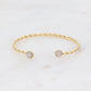 Dalino Stone Gold Bangle