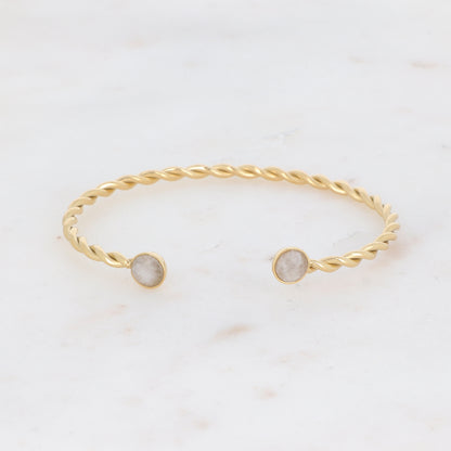 Dalino Stone Gold Bangle