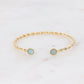 Dalino Stone Gold Bangle