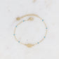 Open work eye pendant bracelet