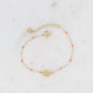 Open work eye pendant bracelet