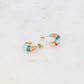 Twisted enamel creoles