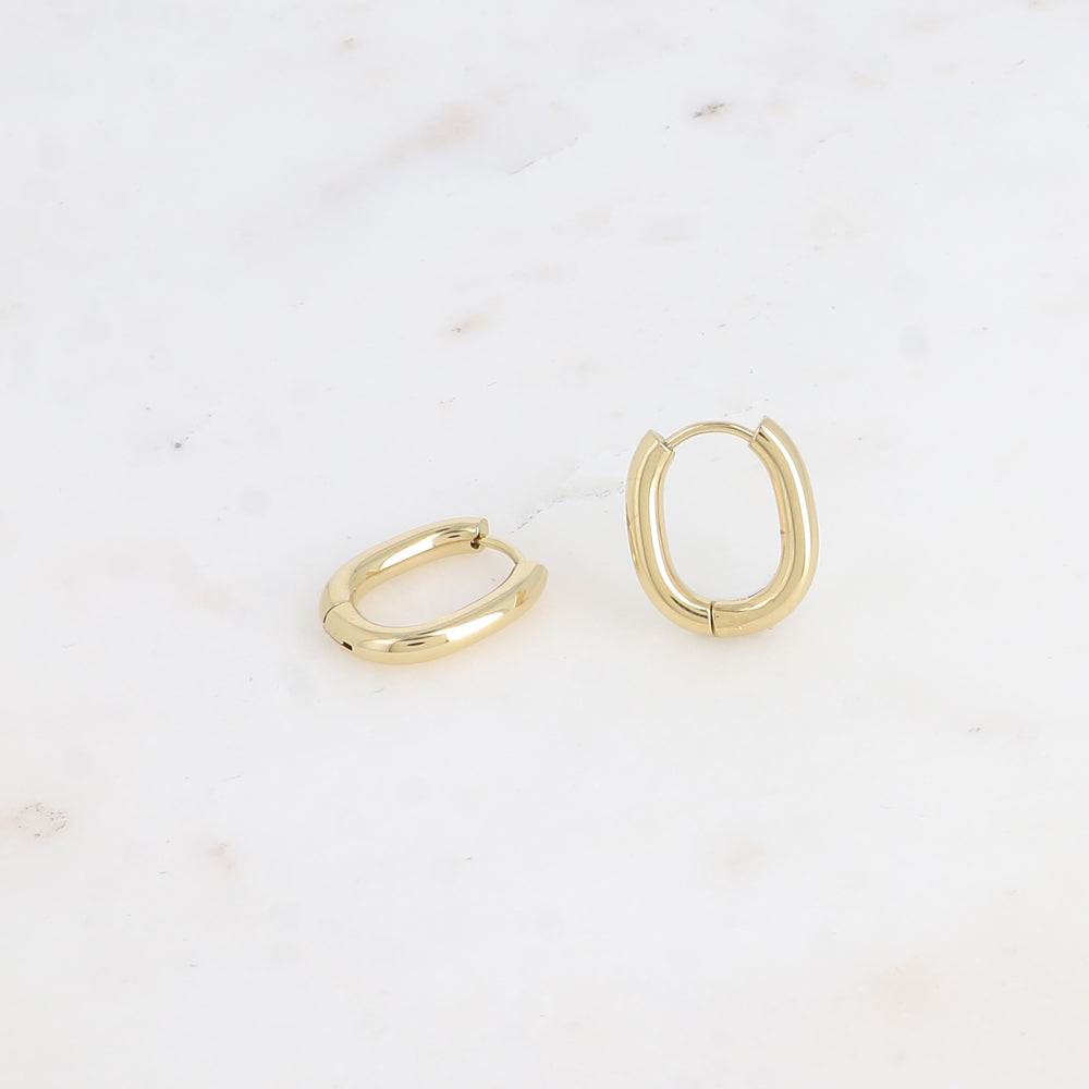Oval ring hoops