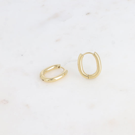 Oval ring hoops
