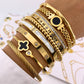 Gold Studs Bangle