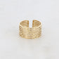 Hammered Lines Ring