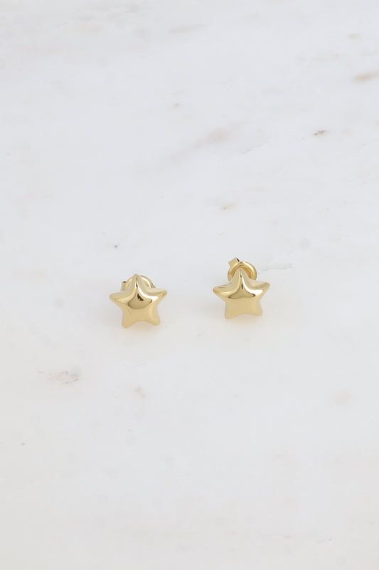 Origami Star Stud Earrings