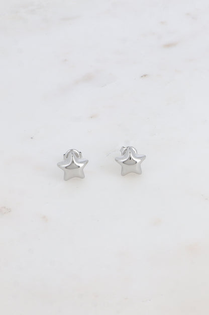 Origami Star Stud Earrings