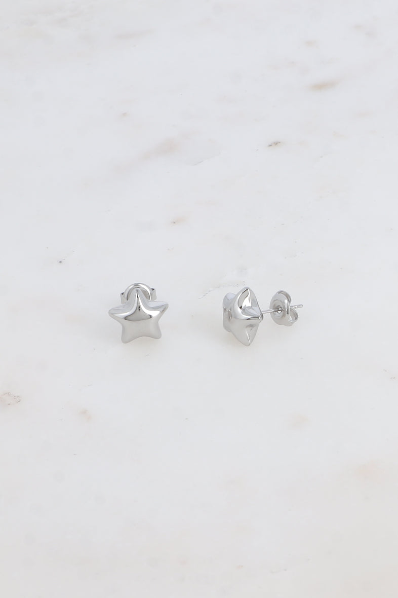 Origami Star Stud Earrings