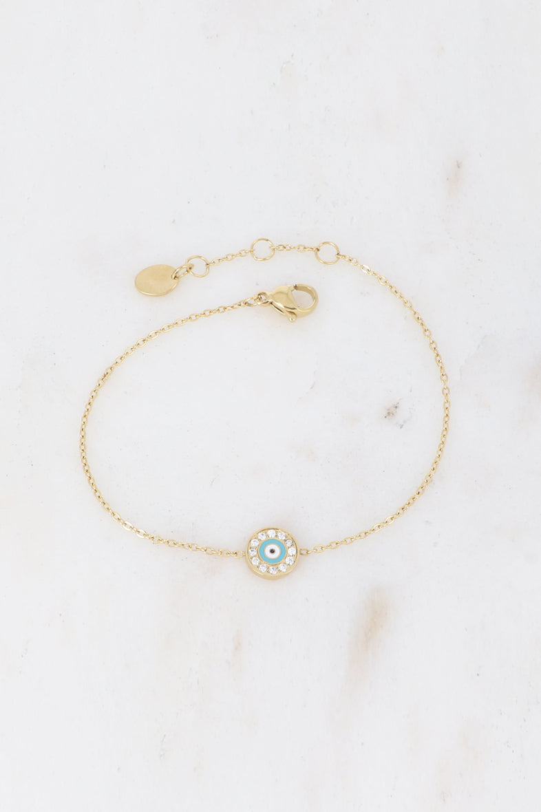 Enamel Eye Bracelet