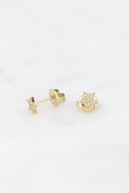 Pinsee Star Studs