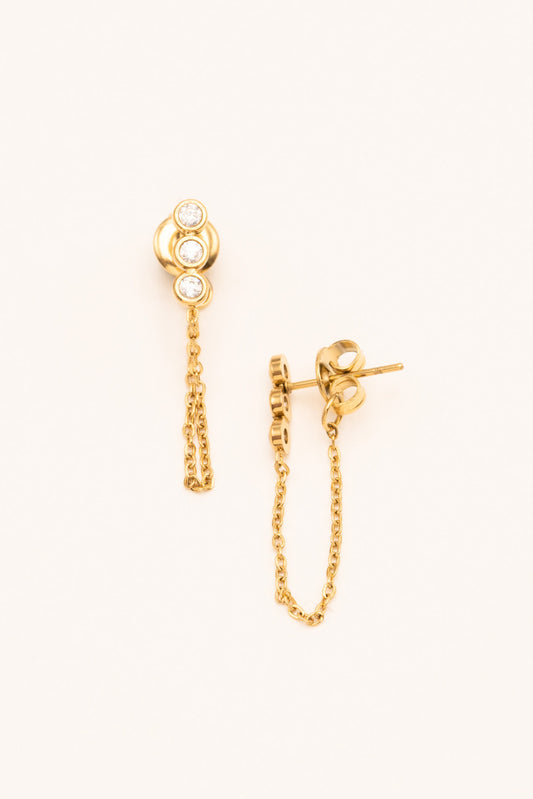 Mizan Single Chain Earring