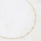 Cable chain and Balls Necklace