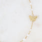 Textured Butterfly Necklace