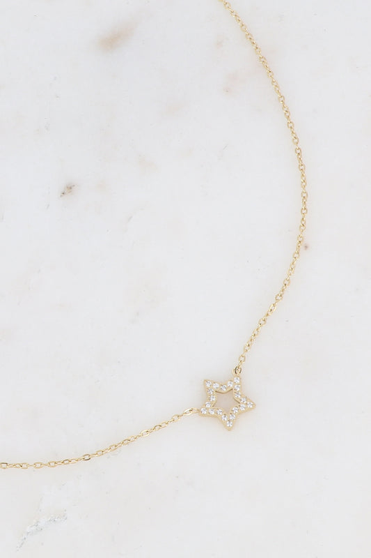Openwork Star Necklace